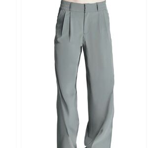 KYODAN New Grey Glacier Pinstripe Wide Leg Trousers Outdoor Collection Sz Medium